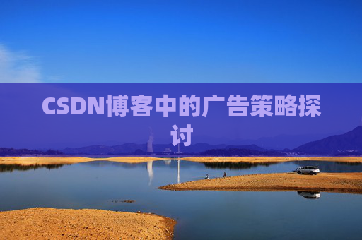 CSDN博客中的广告策略探讨